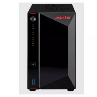 Servidor Storage 2 Baias Intel Celeron N5105 2.0Ghz 4Gb Ddr4 4x Slots M2 As5402t  Asustor - 1