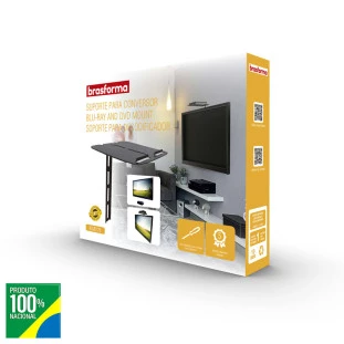 Suporte Para Conversor Advd178 Preto Brasforma - 1