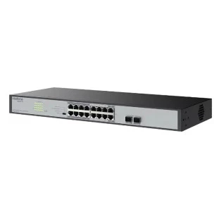Switch 16 Portas Gigabit Ethernet Poe +2P Sfp S1018G-Pa Intelbras - 1