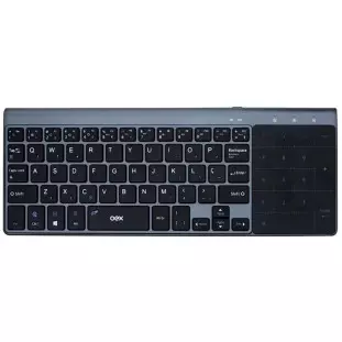 Teclado Bluetooth Premium Com Touchpad Chumbo Tc503 Oex - 1
