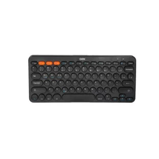 Teclado Bluetooth Sem Fio Retro Preto Tc510 Oex - 1