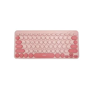 Teclado Bluetooth Sem Fio Retro Rosa Tc510 Oex - 1