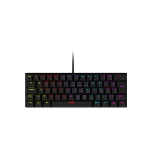 Teclado Mecanico 60% Anihi Black Led Rainbow Switch Red Anihibkrd Vinik - 1