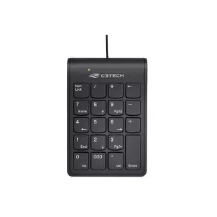 Teclado Numerico Usb Com Fio Preto Kn-12Bk C3Tech - 1