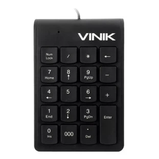 Teclado Numerico Usb Dynamic Com Fio Dt91Preto Vinik - 1