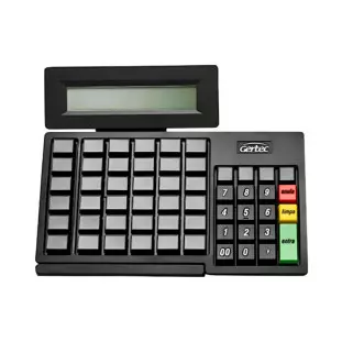 Teclado Pdv Usb 2.0 Preto Tec55 Gertec - 1