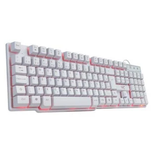 Teclado Usb Com Fio Gamer Hydra Com Led Rgb Abnt2 Branco Gth110Bv Vinik - 1