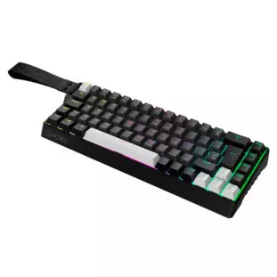 Teclado Usb Com Fio Gamer Magnetico 60% Rapid Trigger Preto Led Rbg Pmgmbv Pcyes - 1