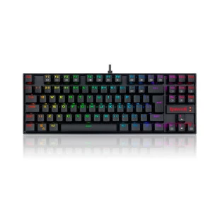 Teclado Usb Com Fio Gamer Magnetico Kumara Pro Switch Marrom Rgb Abnt2 Preto K552rgb-Pro Redragon - 1