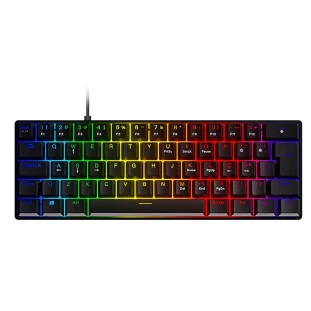 Teclado Usb Com Fio Gamer Mecanico 60% Zot Preto Led Rbg Pzohblrgb Pcyes - 1