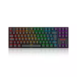 Teclado Usb Com Fio Gamer Mecanico Kumara Elite Rgb Abnt2 Preto K552-Krs Redragon - 1