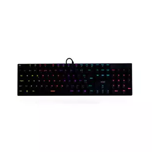 Teclado Usb Com Fio Gamer Mecanico Orion Essential Yh Blue Rgb Abnt2 Preto Dazz - 1