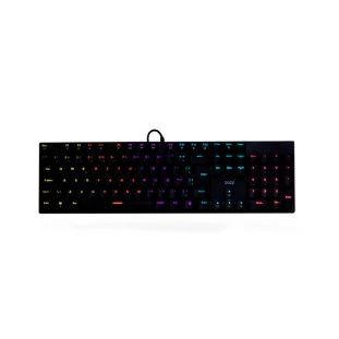 Teclado Usb Com Fio Gamer Mecanico Orion Essential Yh Blue Rgb Abnt2 Preto Dazz - 1