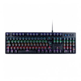 Teclado Usb Com Fio Gamer Mecanico Preto Led Rgb Pkohblrgb Abnt2 Pcyes - 1