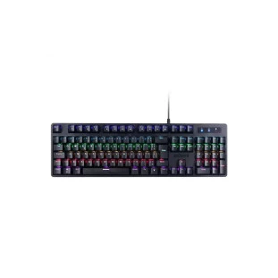 Teclado Usb Com Fio Gamer Mecanico Preto Led Rgb Pkohrdrgb Abnt2 Pcyes - 1