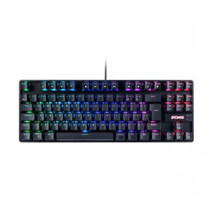 Teclado Usb Com Fio Gamer Mecanico Preto Led Rgb Pnohrdrgb Abnt2 Pcyes - 1
