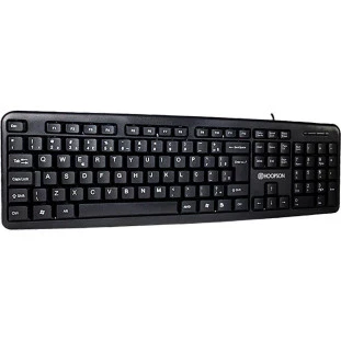 Teclado Usb Com Fio Preto Abnt2 Tpc-58 Hoopson - 1
