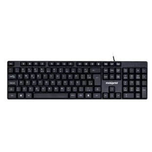 Teclado Usb Com Fio Preto Basic Abnt2 60000153 Maxprint - 1