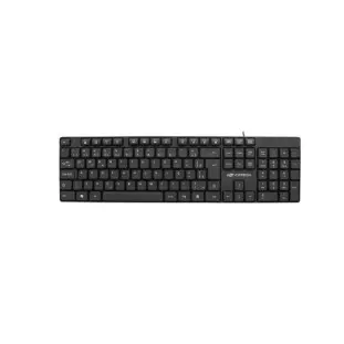 Teclado Usb Com Fio Preto Basic Multimidia Kb-M10Bk C3Tech - 1
