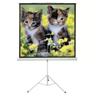 Tela De Projecao Com Tripe 100" 1,80 X 1,80Cm Ttqs-100 Sumay - 1