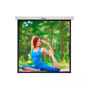 Tela De Projecao Retratil 100" 1,80 X 1,80Cm Trqs100 Sumay - 1