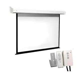 Tela De Projecao Retratil Eletrica 120" 2,60 X 1,95Cm Pbs-120 Ponto Br - 1