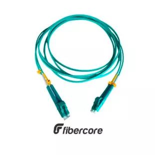Cordao Optico Duplex Mm Lc/Upc-Lc/Upc Om3 2Mm 2.5M  Lszh Fibercore - 1