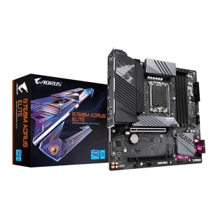 Placa Mae 1700 B760 Ddr5 M2 12/13 Ger Hdmi/Dp/Usb 3.2 B760M Aorus Elite Gigabyte - 1