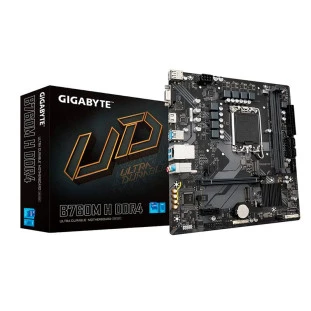 Placa Mae 1700 B760m H Ddr4 M2 12/13 Ger Hdmi/Vga/Usb 3.2 B760m H Gigabyte - 1