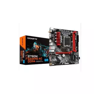 Placa Mae 1700 B760M Ddr4 M2 12/13/14 Ger Hdmi/Vga/Usb 3.2 Gaming Ac Preto Vermelho B760m Gigabyte - 1