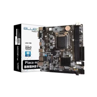 Placa Mae 1150 H81 Ddr3 4 Ger Vga/Hdmi/Usb Bmbh81D Bluecase - 1