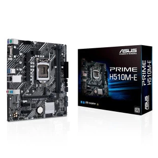Placa Mae 1200 H510 Ddr4 M2 10/11 Ger Vga/Hdmi/Dp/Usb Prime H510M-E Asus - 1