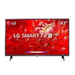 Tv 43" Smart ** Led Fhd Hdmi/Usb ThinQ AI Wi-Fi 43Lm6370Psb Lg - 1