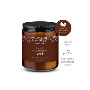 Vela Aromatica Cafe 200G Hc526 Multilaser - 2