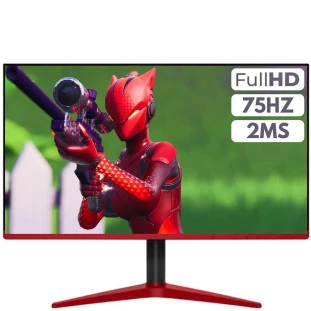 Monitor 20" Led Moba 75Hz Vga/Hdmi Preto/Vermelho M2003G-Led 3Green - 1
