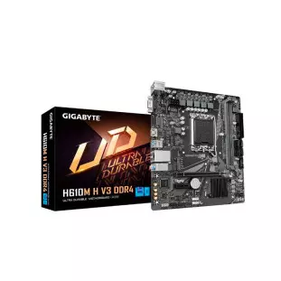 Placa Mae 1700 H610 Ddr4 M2 12 Ger Hdmi/Vga H610M H V3 1.0 Gigabyte - 1