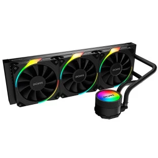 Water Cooler Sangue Frio 3 Black Vulcan 360Mm Com Led Argb Tdp 350W Argbsf3360Br Pcyes - 1