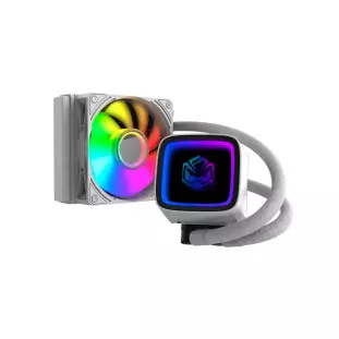 Water Cooler Tundra White Ghost 120Mm Com Led Argb Tdp 150W Wctwg120 Pcyes - 1