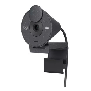 Webcam Fhd 1080P Brio 305 Grafite 960-001519 Logitech - 1