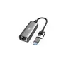 Adaptador Usb C E Usb 3.0 X Lan 2.5 Rj45 10/100/1000 Mbps  5+ - 1
