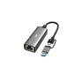Adaptador Usb C E Usb 3.0 X Lan 2.5 Rj45 10/100/1000 Mbps  5+ - 1
