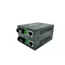Conversor De Midia 10/100/1000 (Par A+B) Fibra Optica 1000Mb 20Km Exbom - 1
