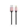 Cabo Usb X Usb Lightning Para Iphone 8/X/Xr/11/12/13 1 Metro Skn810Bk Elg - 1