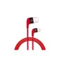 Cabo Usb X Usb Lightning Para Iphone 8/X/Xr/11/12/13 Conector 90 1M Vermelho Xft810Rd Elg - 1