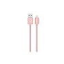 Cabo Usb X Usb Lightning Para Iphone 8/X/Xr/11/12/13 Flat Trancado 1M Rosa L810Brg Elg - 1