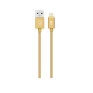 Cabo Usb X Usb Lightning Para Iphone 8/X/Xr/11/12/13 Flat Trancado 2M Dourado L820Bg Elg - 1
