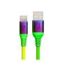 Cabo Usb X Usb Lightning Para Iphone 8/X/Xr/11/12/13 Rainbow 1 Metro L810Rb Elg - 1