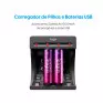 Carregador De Pilhas AA/AAA E Baterias 9V Sem Pilhas 46Rscusb00np Elgin - 2