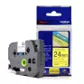 FITA TZE-651 24MM P/ROTULADORA PT/AMARELO BROTHER - 1