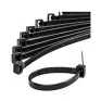 Abracadeira Nylon 200x2,5Mm | Pacote Com 100 Unidades | Preto Foxlux - 1